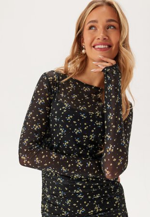 BUBBLEROOM - Mesh Midi Dress - M