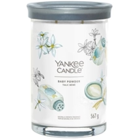 Yankee Candle - Baby Powder Signature Tumbler Candle ( dětský pudr ) - Vonná svíčka 567.0g