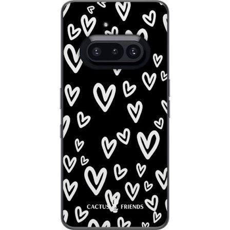 Yhteensopiva Puhelinkuori Nothing Nothing Phone (3a) Cactus and Friends - Handdrawn Love Chaos