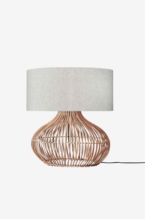 Good&Mojo - Bordslampa Kalahari 47x23 cm - Grå - Bordslampor - Från Homeroom