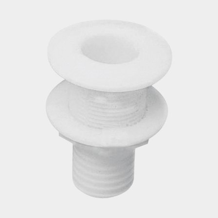 Bordgenomföring 3/4" 19mm PVC