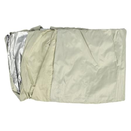 Gräsklipparöverdrag Heavy Duty 600D Oxfordtyg Vattentät Dammtät Universal Passform Skjutgräsklipparöverdrag med Förvaringsväska Khaki