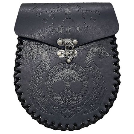 Mini-taske i middelalder-stil - Retro-pung til mønter - Til mænd og kvinder - Til LARP-kostumer