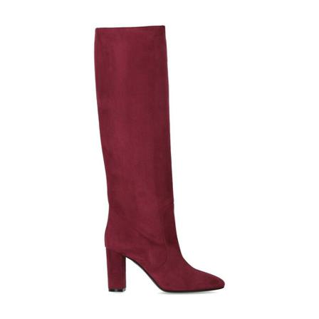 Via Roma 15 Over-knee Laarzen , Rood , Dames , Maat: 37 EU Hoge & overknee laarzen