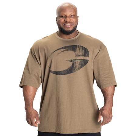 GASP Pump Cover Iron Tee, Amy Green Melange