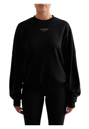 aim'n Apparel Terry Sweatshirt Tröjor Dam Svart L