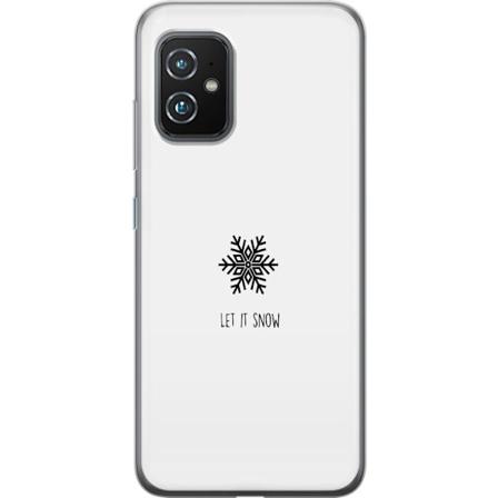 Asus Zenfone 8 Gennemsigtig cover Lad det sne