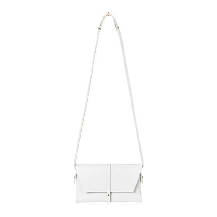 Stolbjerg Copenhagen Shoulder Tas - Unity leather with brass details , Wit , Dames , Maat: ONE Size Schoudertassen