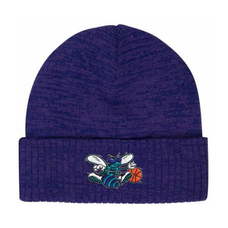 Mitchell & Ness, Beanies Paars, Heren, Maat:ONE Size