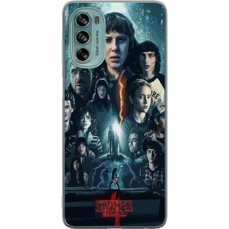 Motorola Moto G62 5g Genomskinligt Skal Stranger Things
