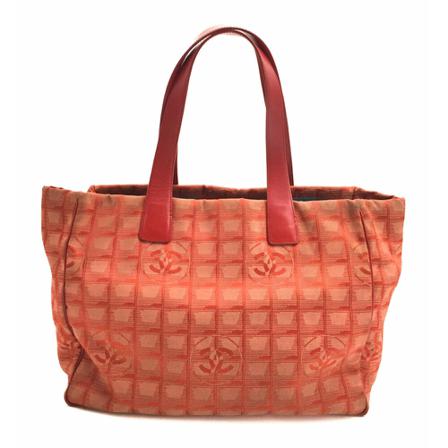Chanel Vintage Pre-owned Tote Väska röd, Dam Vintage Väskor, Dam, Storlek: ONE SIZE