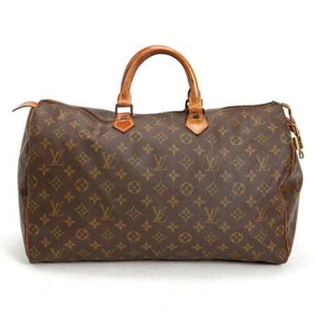 Louis Vuitton Vintage, Pre-owned Monogram Speedy 40 Bruin, Dames, Maat:ONE Size