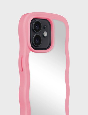 Holdit Wavy Case Rogue Pink/Mirror - Pink - IPHONE 12-12PRO