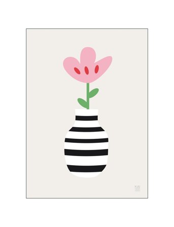 Poster & Frame Flower - Multi/patterned - 50X70CM