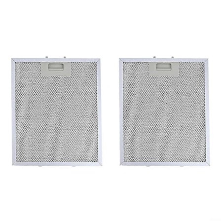 2 x Suodatin, 2 x Rasvasuodatin alumiiniverkossa, liesituulettimen suodatin, korvaava, 300 x 250 mm z (FMY)