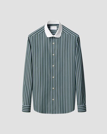 Tretorn Eton X Tretorn Striped Club Collar Shirt — Grön | Ytterkläder, Gummistövlar, Jackor & Regnkläder för Dam, Herr & Barn