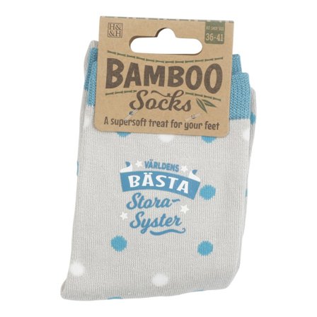 Bambustrumpa Världens bästa storasyster