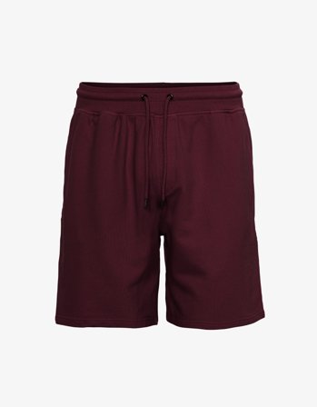 Classic Organic Sweatshorts - Oxblood Red - XL