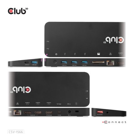 Club 3D Usb Gen1 Type-C Triple