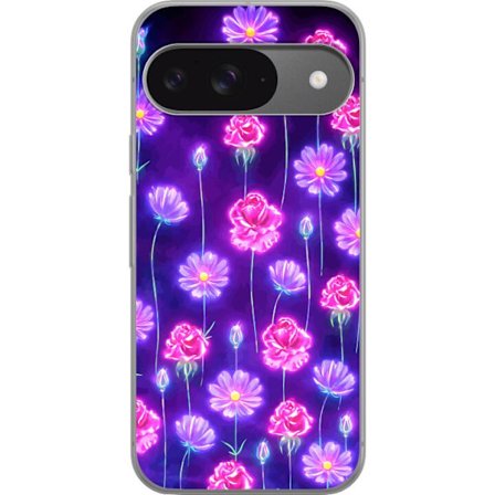 Yhteensopiva Puhelinkuori Google Pixel 9 Bloom Reverie Electric Petals