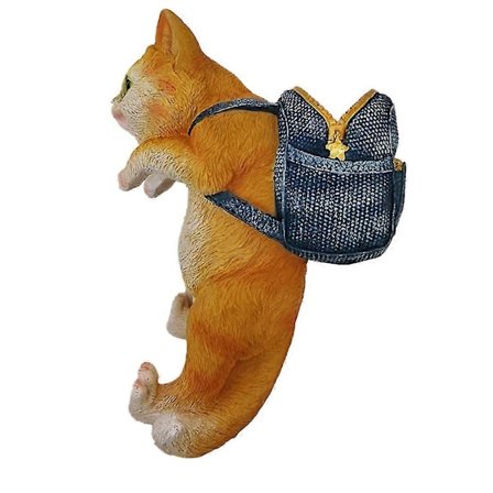 Trädgård Trädgård Blomkruka Akvarium Katt Kreativ Ryggsäck Liten Dekoration Present Hänge Kruka Hängande O