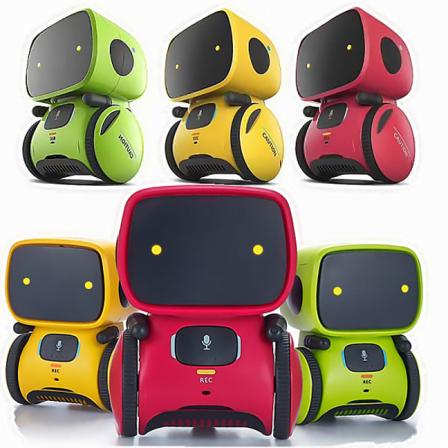 AI-förbättrad interaktiv robot för barn|Främjar STEM-inlärning|Utrustad med kodning och spel|Julklapp för barn 5-12 red