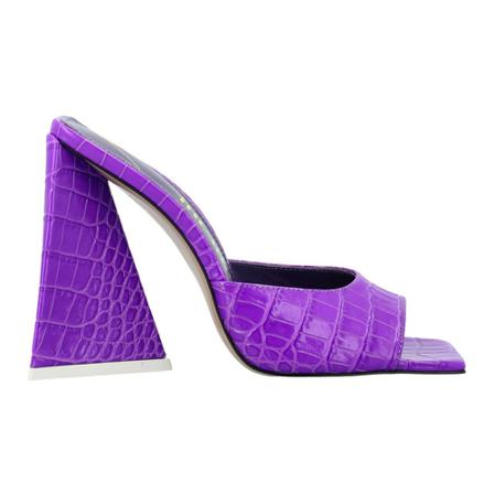 The Attico, Shoes Paars, Dames, Maat:40 EU,print