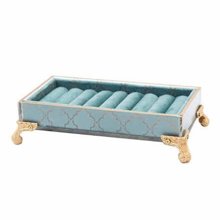 Korvakorujen esittelyalusta (alusta)