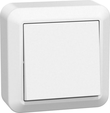 Gelia Connect 2 Home Strømbryter 1-polet, trapp, utenpåliggende, Strømbrytere & vegguttak