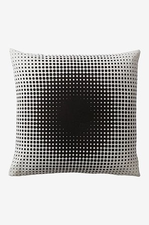 Jotex - Kussenhoes 50x50 Cm Natuurwit/zwart Natuurwit/zwart - DOTS - Koop Sierkussens & hoezen bij Jotex