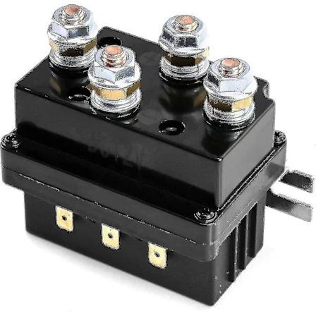 Solenoidrelé, 12V 500A Vinsjrelé Solenoid Erstatningskontaktor