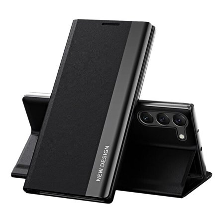 Sleep Case Pro-etui til Samsung Galaxy S23+ med flipstativ sort
