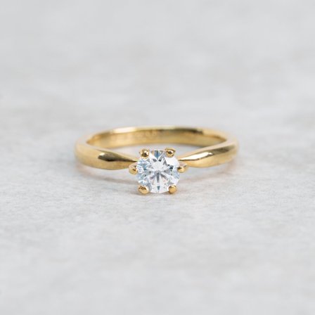 Linnea, 18K Gelbgold : Diamanten - Laborgezüchtet, Karat - 0.50 kt