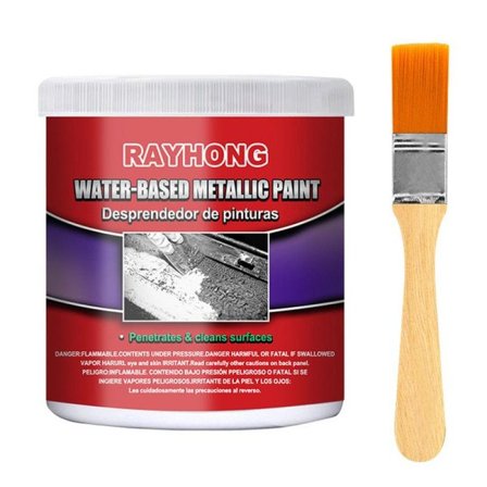 Vatten Baserad Metallic Färg 100g Rost Blockare Färg Med Pensel Multi Purpose Rostskydd Bil Beläggning Primer För Garage