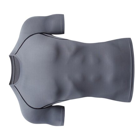 Kule, tørre kompresjonsskjorter for menn, kort erme, sports-t-skjorter, topper, atletisk treningsskjorte, grå M