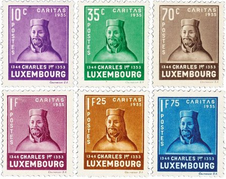 Luxembourg 1935 - Ubrugt - MICHEL 284-89