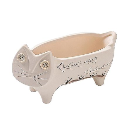 1 st Keramik Blomkruka Mini Sukkulenter Krukor