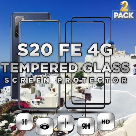 2-pack Samsung S20 Fe 4g - 9h Härdat Glass - Super Kvalitet 3d