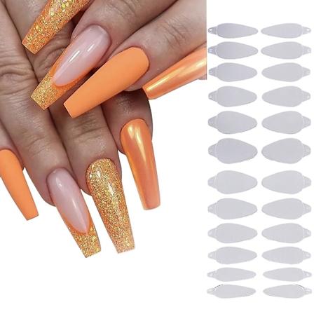 24 ark nagelform fransk förlängningstips klistermärke för nai dual fo 1