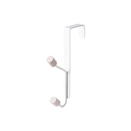 Sæt med 2 over dørkroge, dobbelte knager, kraftig metal Wo