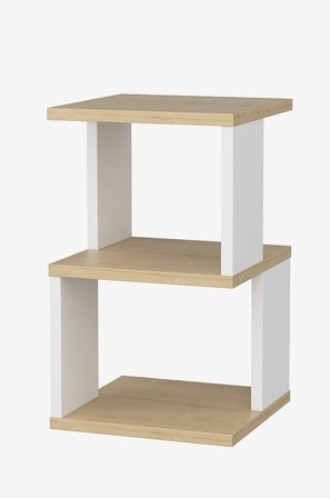 Hanah Home - Yöpöytä Luis - Valkoinen - Yöpöydät - - Homeroom