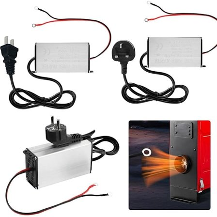 Diesel-lämmittimen 12 V:n virtalähdeadapteri, 240 V - 12 V muuntajavirtalähde, sopii 5 kW:n ja 8 kW:n integroiduille diesel-lämmittimille.