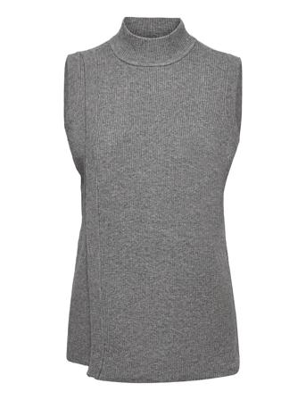 Objfae Thess S/L Waistcoat Grey Object