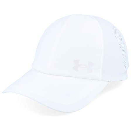 Under Armour - White unconstructed Caps - Iso-chill Launch White Dad Cap @ Hatstore