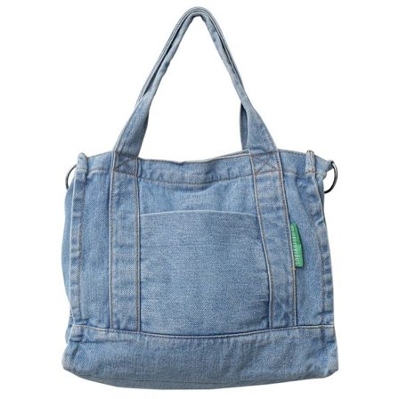 Kvinder Denim Håndtaske Skulder Dame Crossbody Taske Tote Messenger Satchel Pung