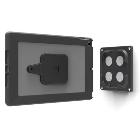 COMPULOCKS Magnetix Secured Magnetic Tablet Wall Mount - Cable lock included brakett - for nettbrett - svart