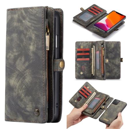 CaseMe Lompakkokotelo Multi-Slot iPhone 11 Pro Max Harmaa