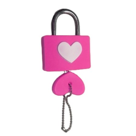 Konsentrisk lås reiseveskelås ROSE RED