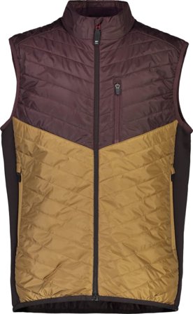 Mons Royale Men's Arete Wool Insulation Vest Men lined vests Brown M