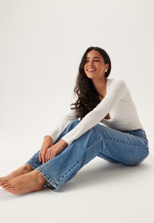 VERO MODA Vmtessa Hr Straight Jeans Li31 Klær